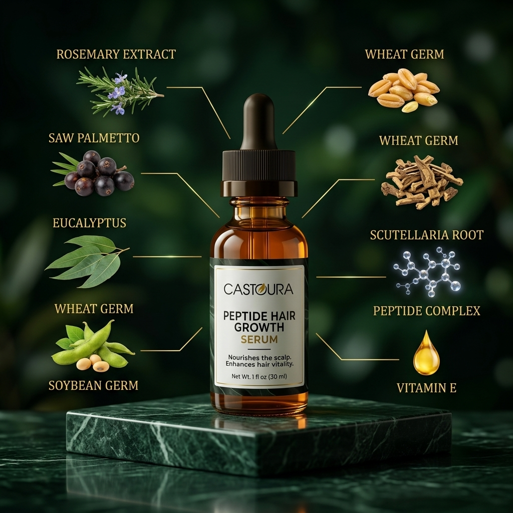 Castoura Peptide Hair Growth Serum