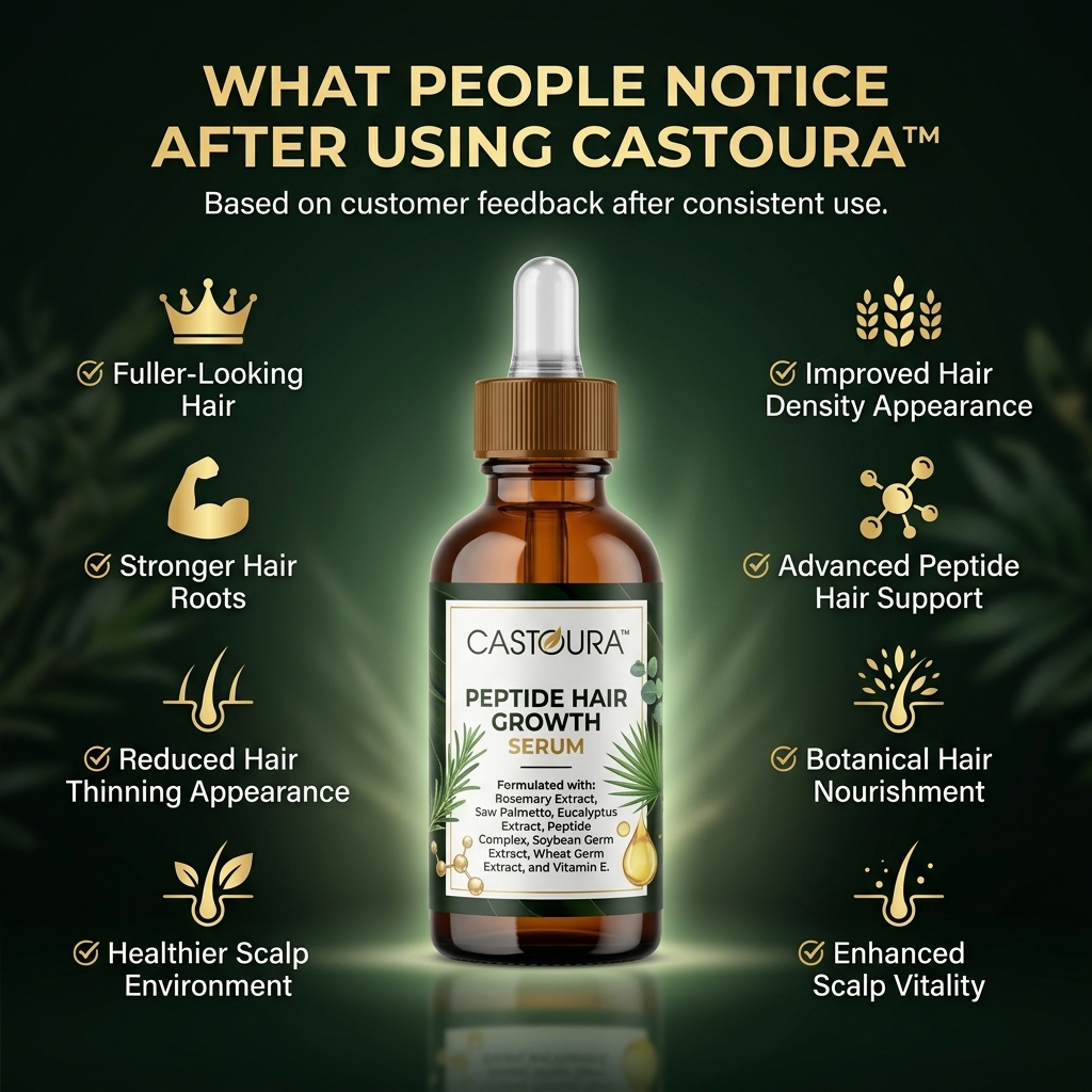 Castoura Peptide Hair Growth Serum