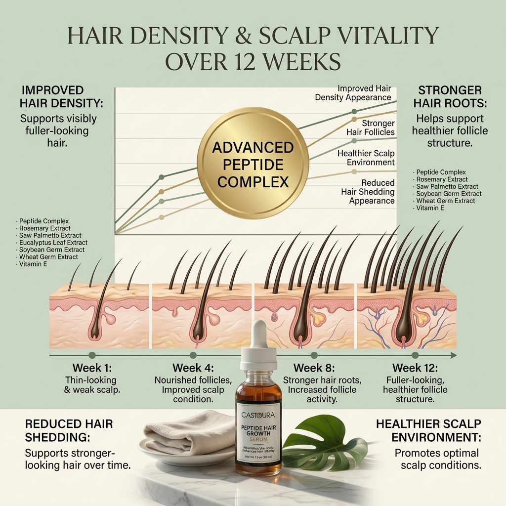 Castoura Peptide Hair Growth Serum